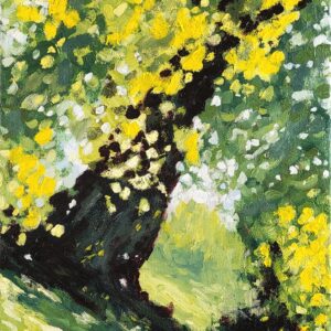 W parku - obraz olejny na płótnie lnianym, Ernest Możdżeń, Kielce